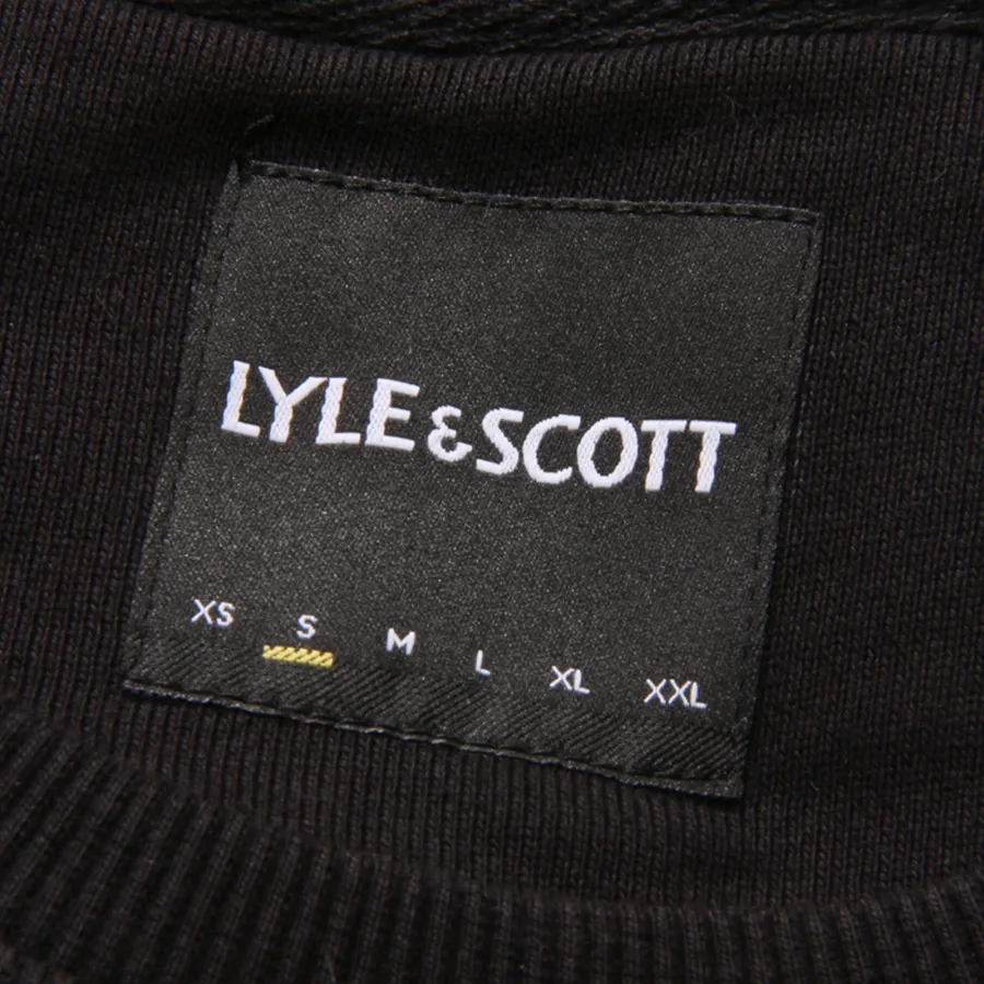 2122AV FELPA UOMO LYLE&SCOTT MAN SWEATSHIRT BLACK