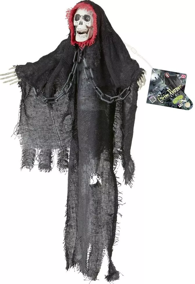 Animated Halloween Grim Reaper 46cm