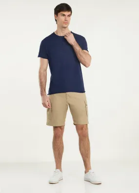 Bermuda in puro cotone cargo uomo