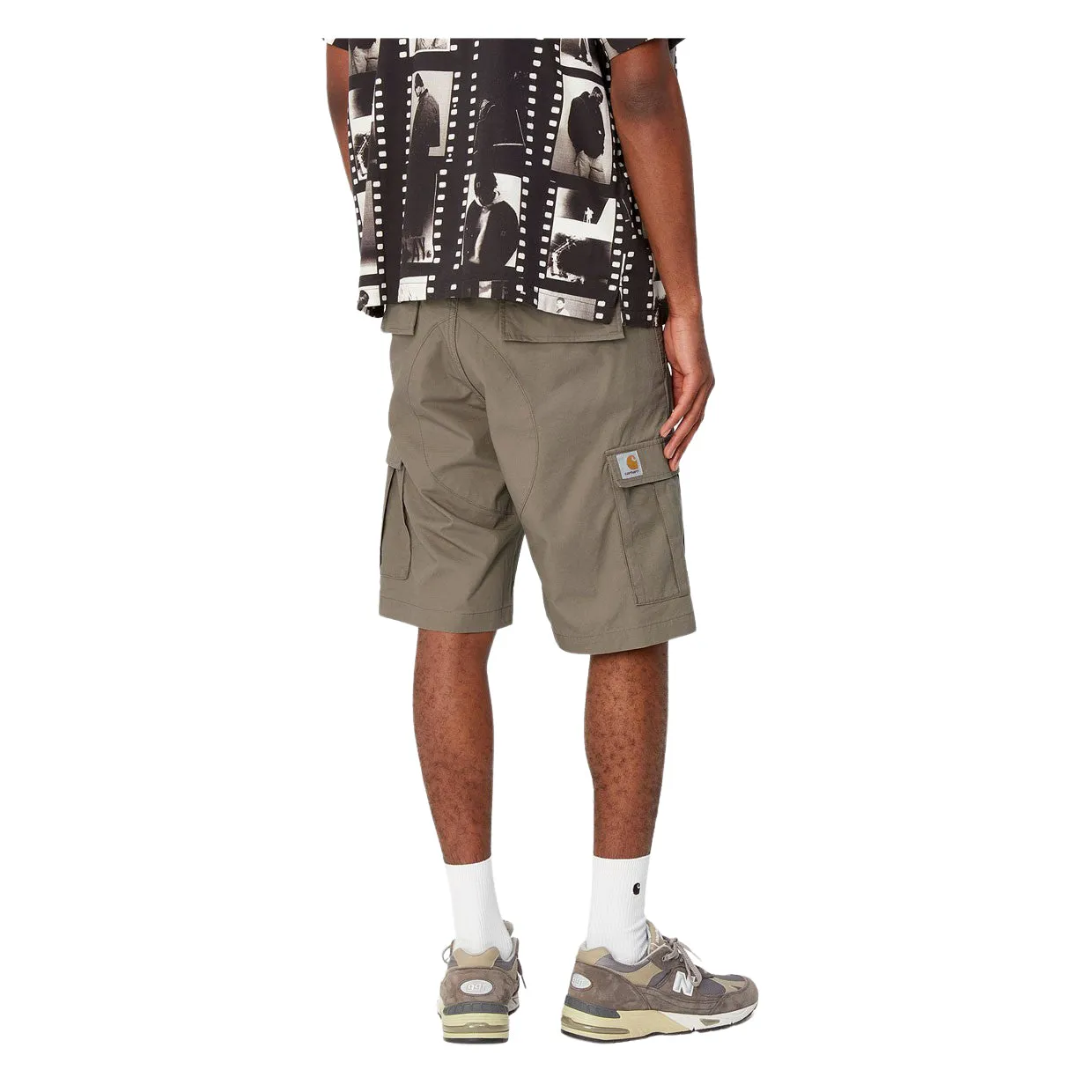 Bermuda Uomo Carhartt WIP Aviation Short Marrone