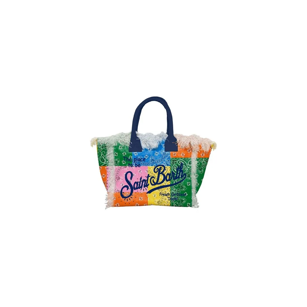 Borsa Colette in Canvas Bandana Multicolor