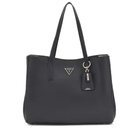 Borsa Donna a Spalla Shopper GUESS Linea Meridian colore Black