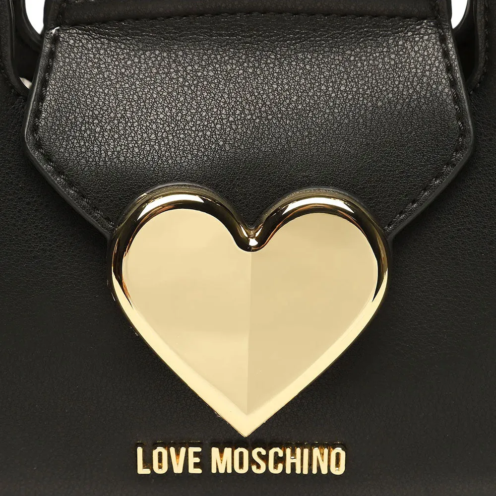 Borsa Donna Hobo Small LOVE MOSCHINO linea Gracious Eco-Friendly Nera