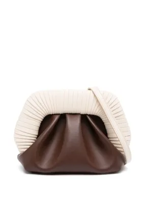 Borsa mini gea in marrone e beige - donna