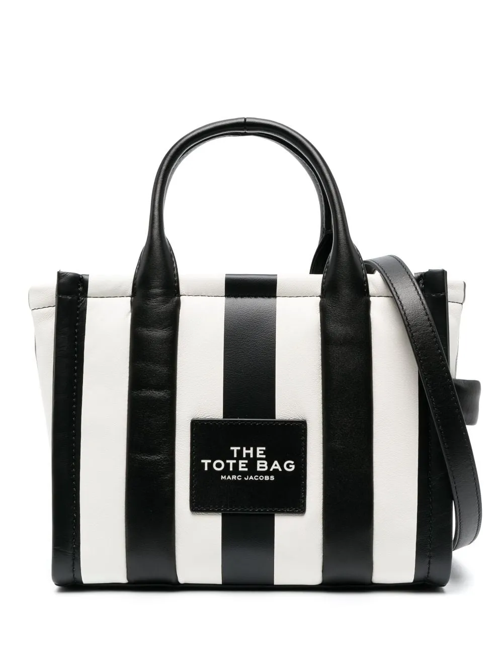 Borsa the small tote in bianco e nero - donna