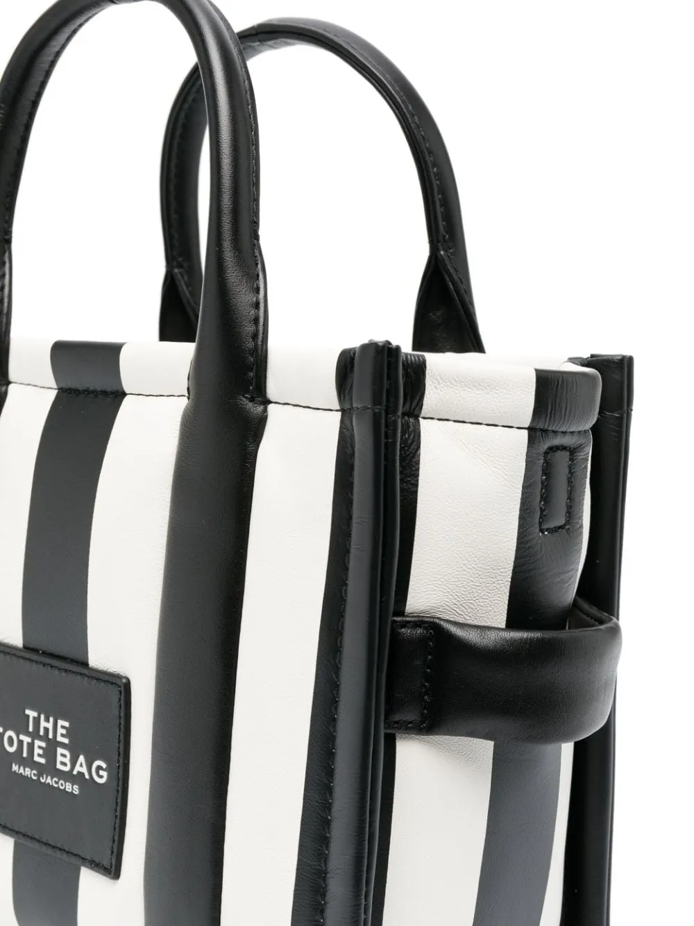 Borsa the small tote in bianco e nero - donna