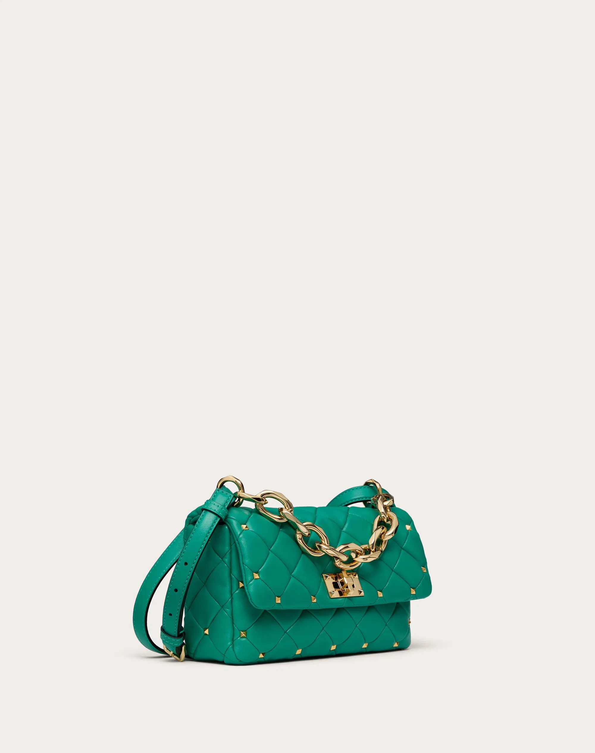 BORSA VALENTINO GARAVANI ROCKSTUD SPIKE IN NAPPA PATCHWORK