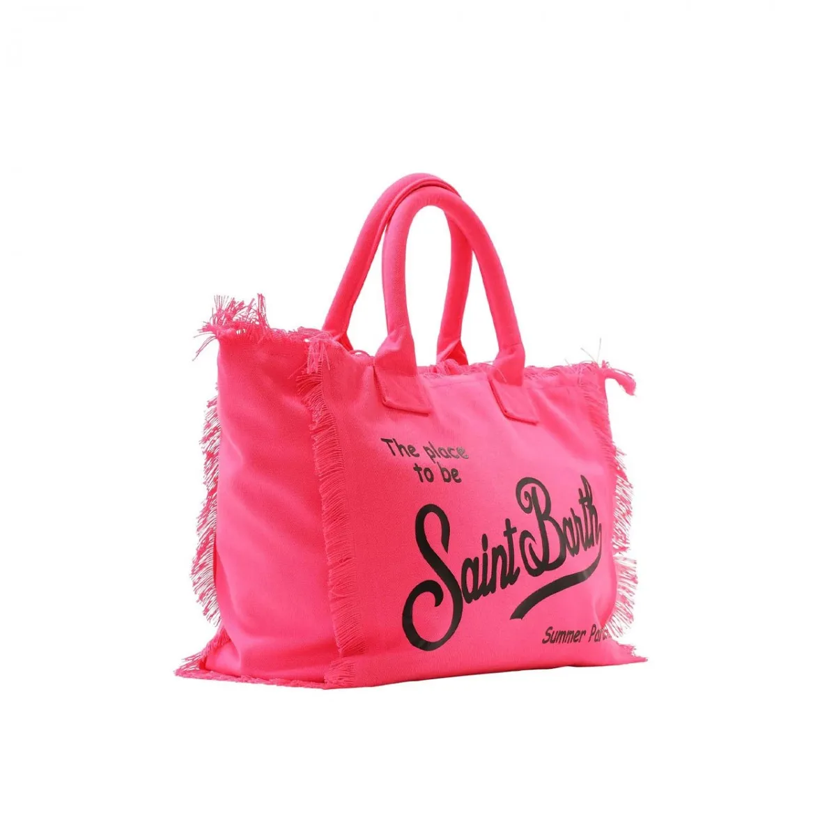 Borsa Vanity In Canvas 25 Fluo Pink