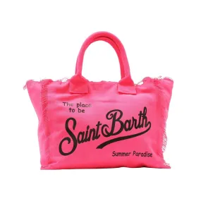 Borsa Vanity In Canvas 25 Fluo Pink