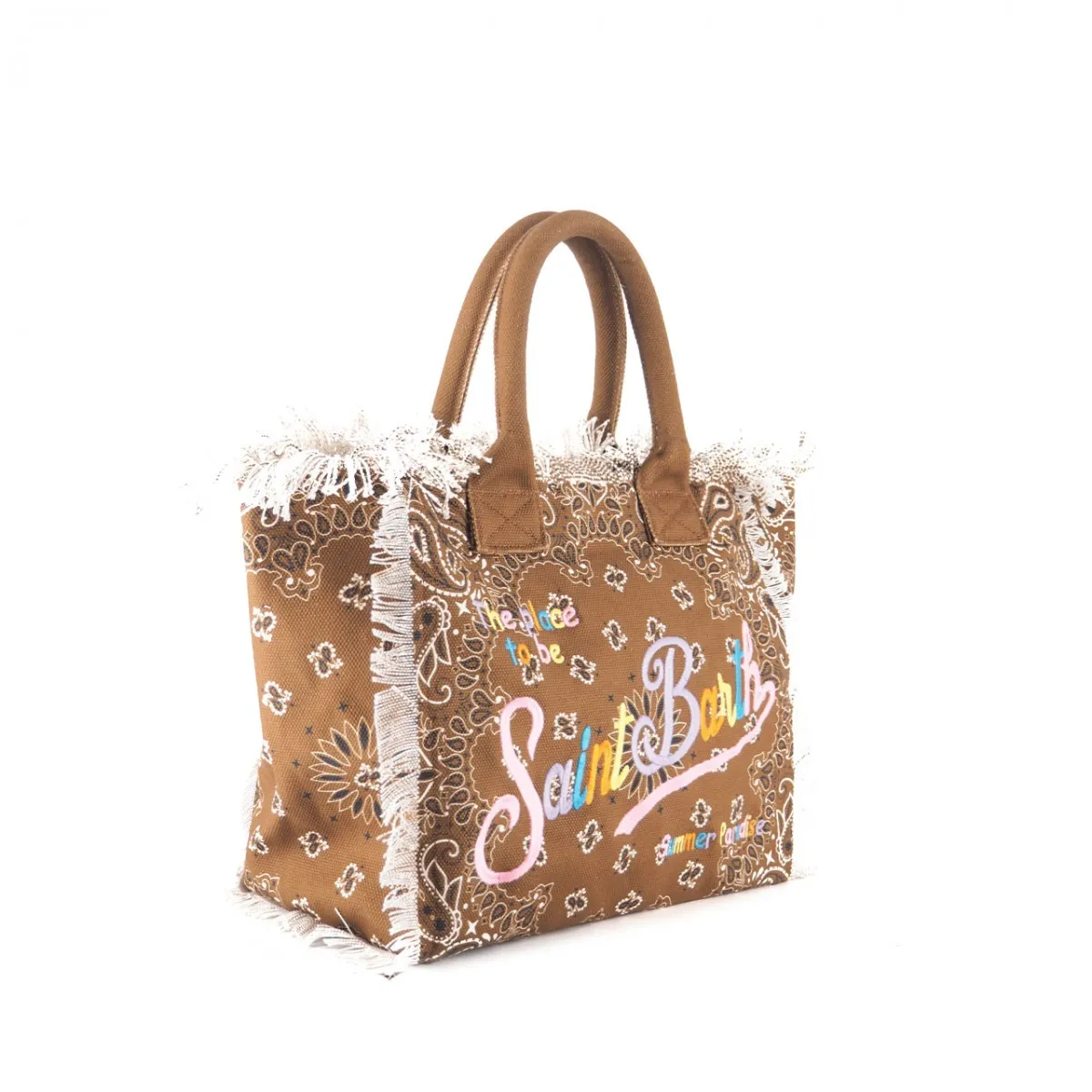 Borsa Vanity In Canvas Bandana Round