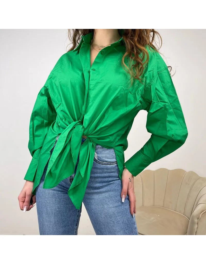 CAMICIA BASIC VERDE