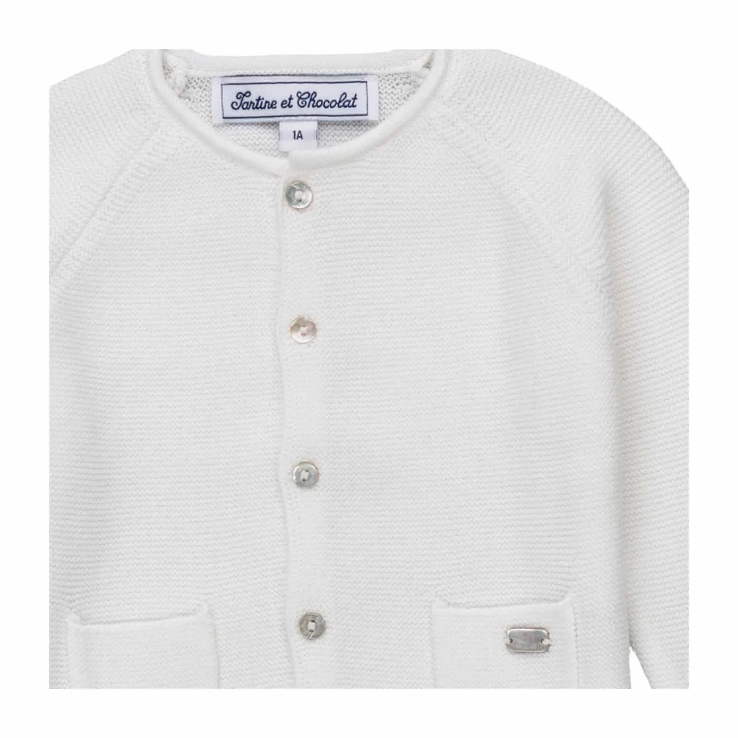 Cardigan Bianco Neonata