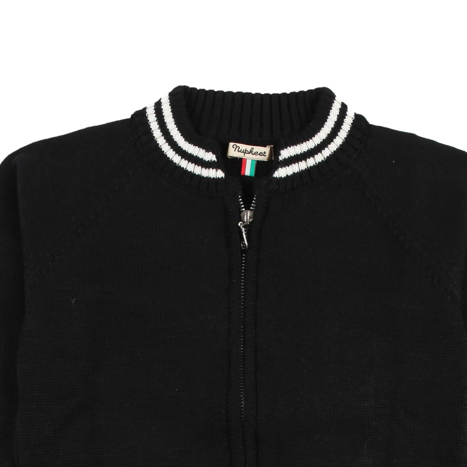 Cardigan Nk Ogliastro Nero E Panna