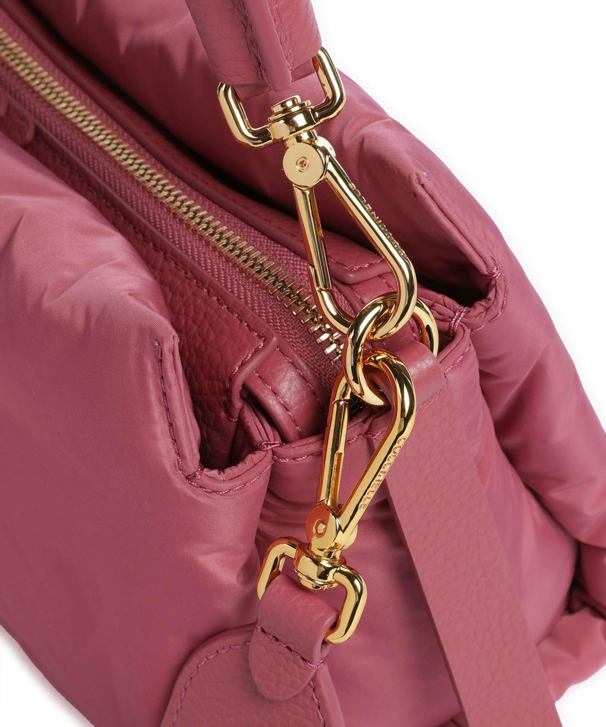  Coccinelle Boheme Puffy Nylon Borsa a mano nylon rosa antico  