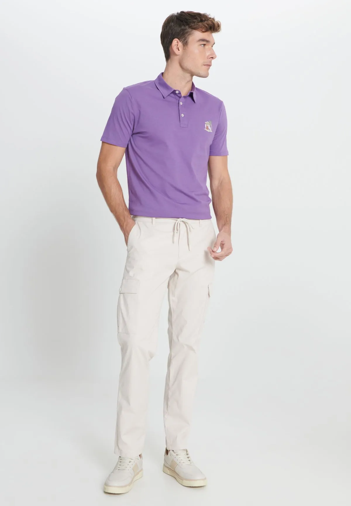 COMFORT FIT SIDE POCKET - Pantaloni cargo