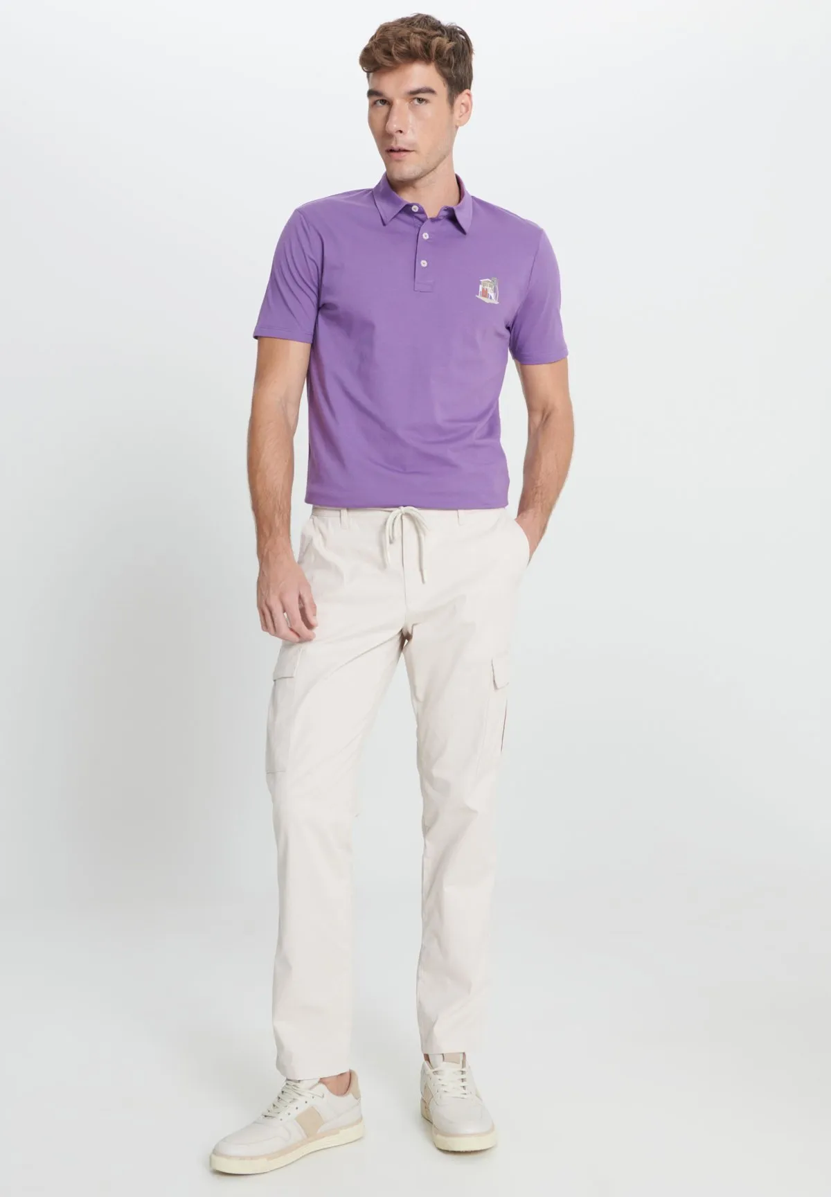 COMFORT FIT SIDE POCKET - Pantaloni cargo