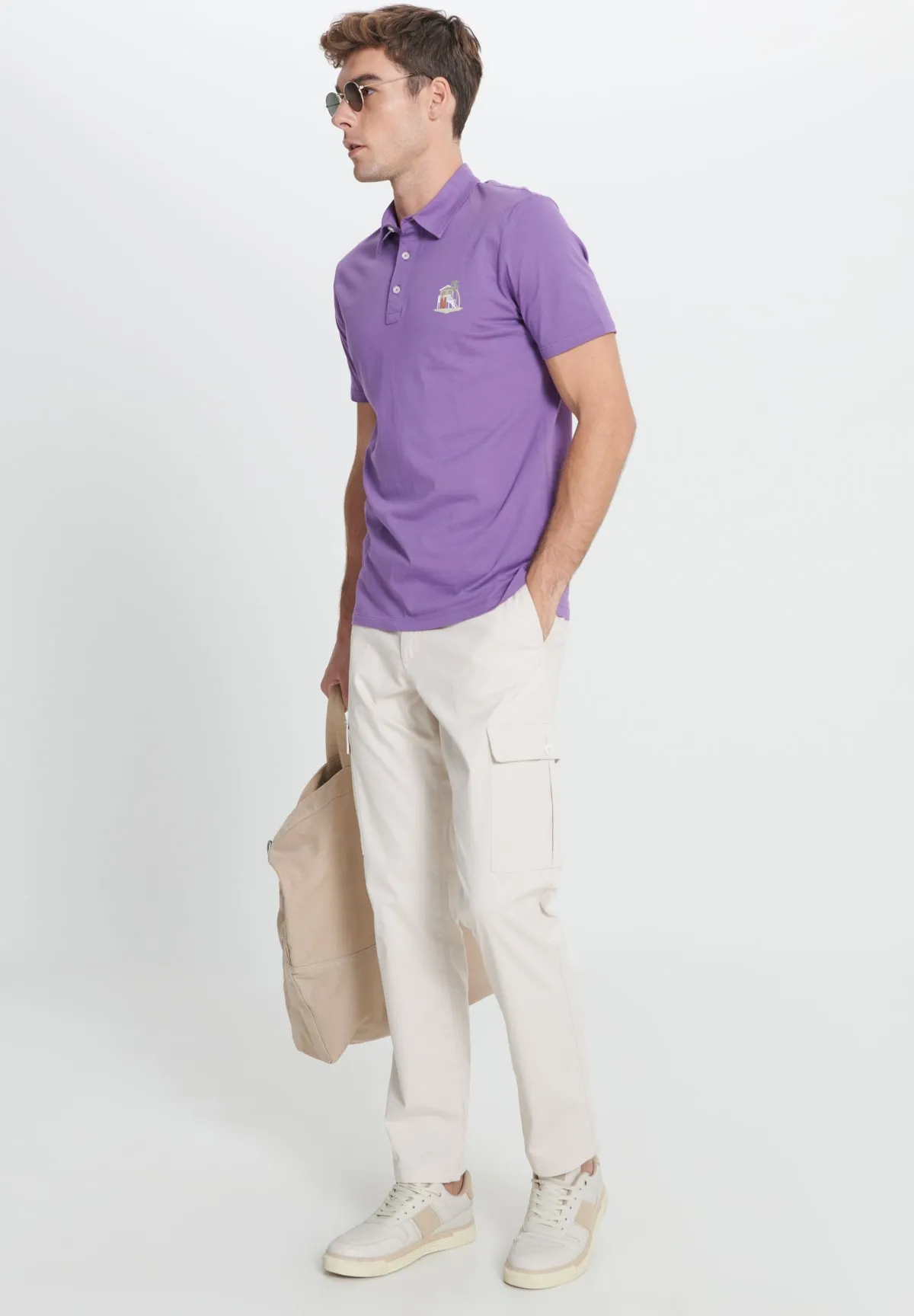 COMFORT FIT SIDE POCKET - Pantaloni cargo