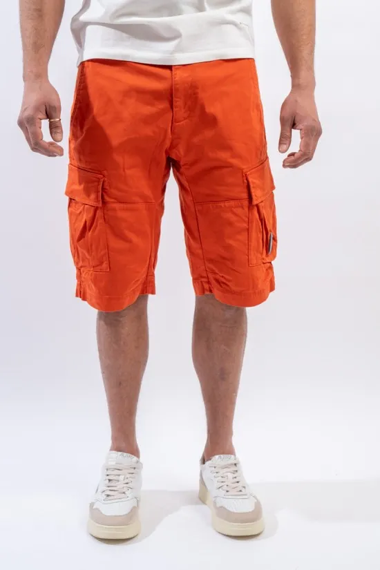 CP COMPANY STRETCH SATEEN CARGO SHORTS 14CMBE116A005694G