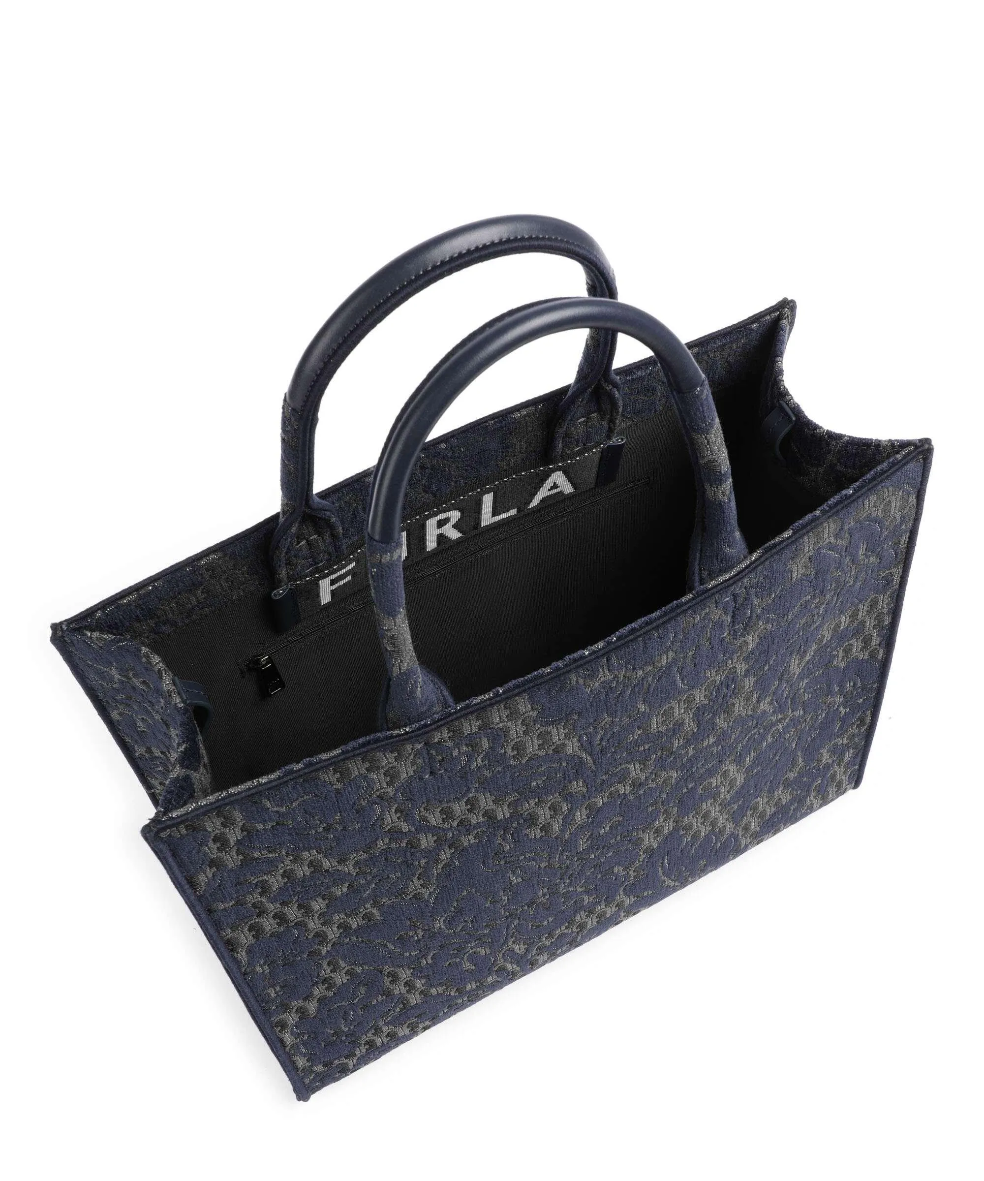  Furla Opportunity L Borsa a mano tissu grigio/blu  