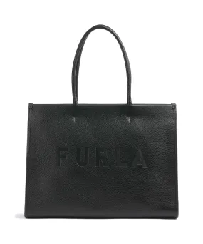  Furla Opportunity L Borsa shopper pelle granulata nero  