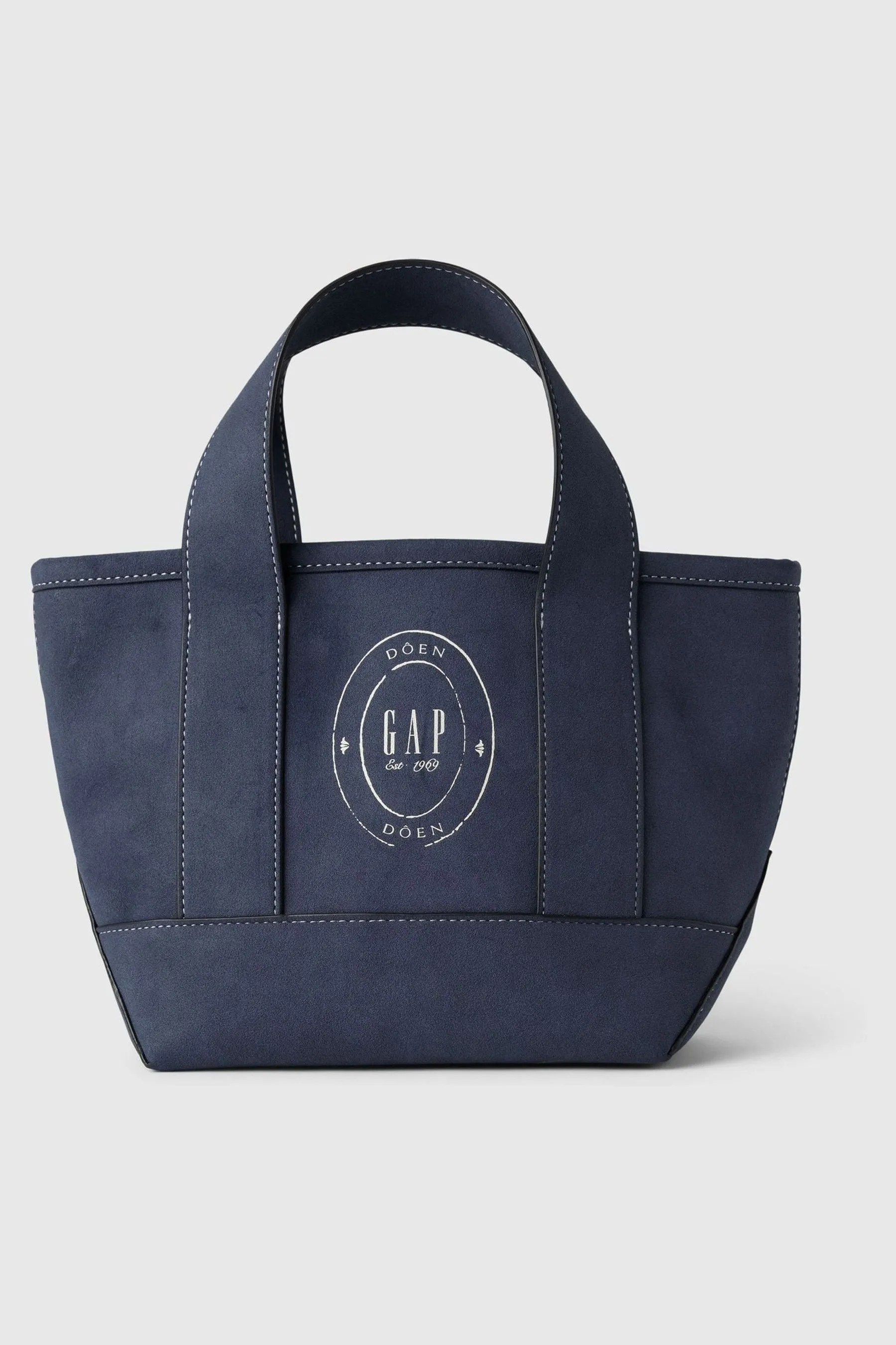 Gap DÔEN - Borsa tote scamosciata vegana con logo