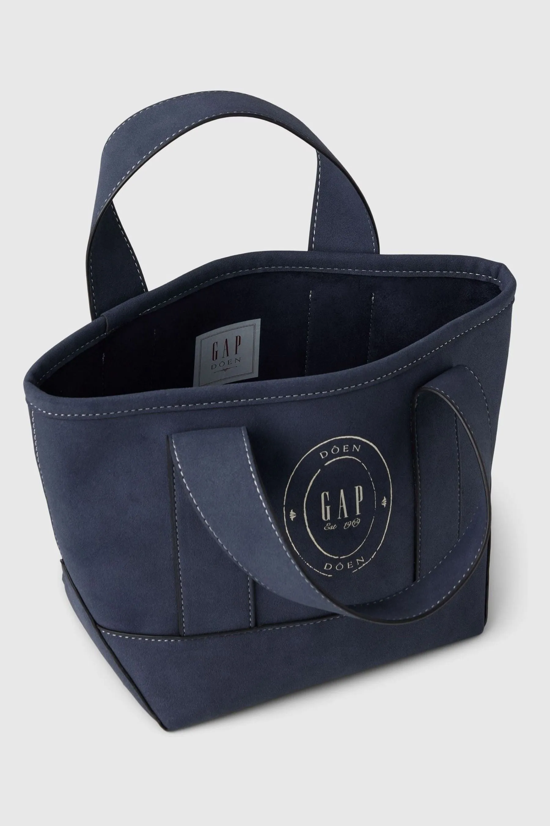 Gap DÔEN - Borsa tote scamosciata vegana con logo