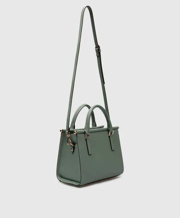 Gianni Notaro Borsa tote in pelle verde 225RUGA