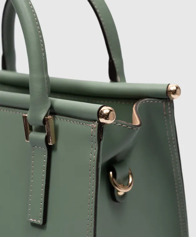 Gianni Notaro Borsa tote in pelle verde 225RUGA