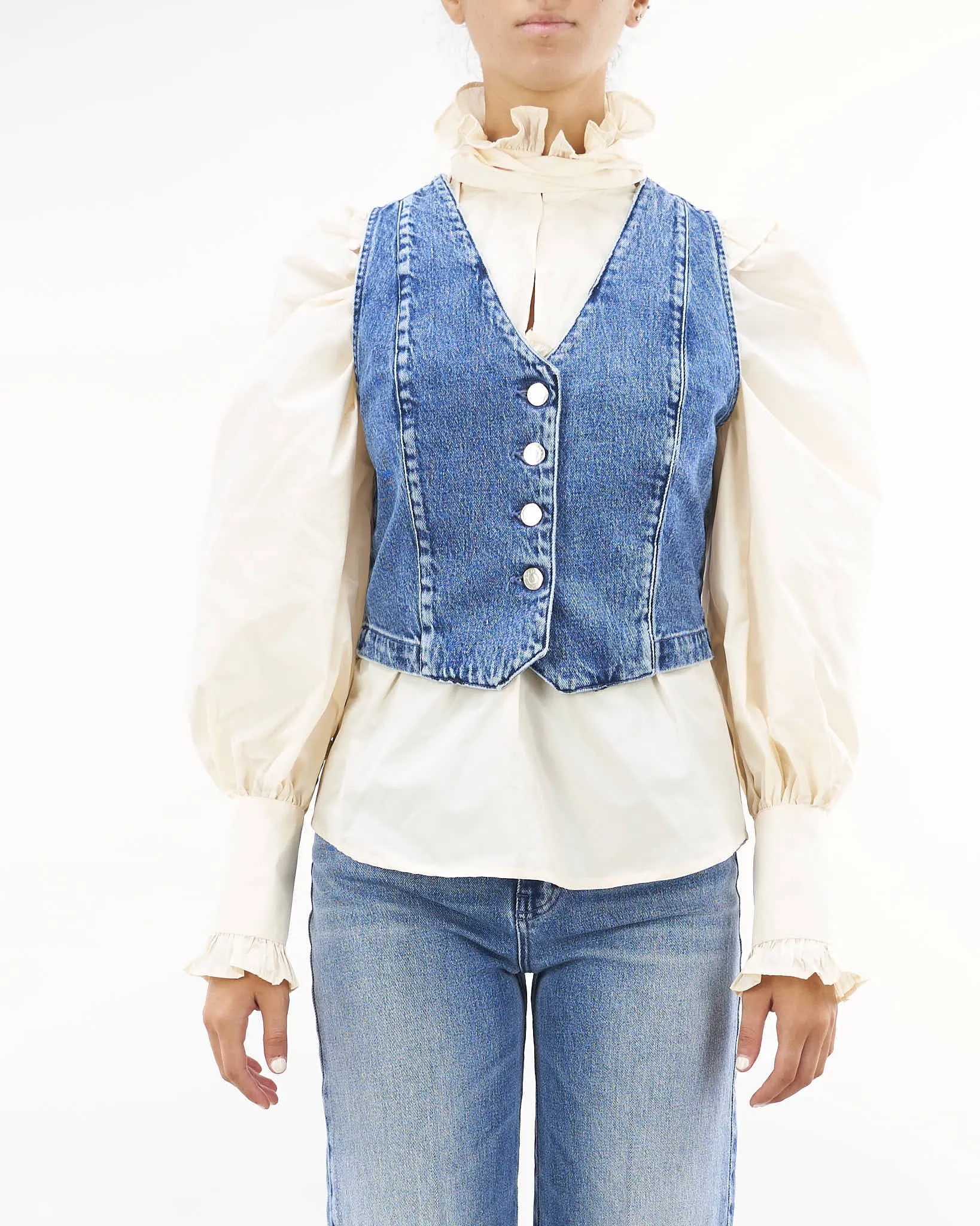 Gilet in denim Vicolo