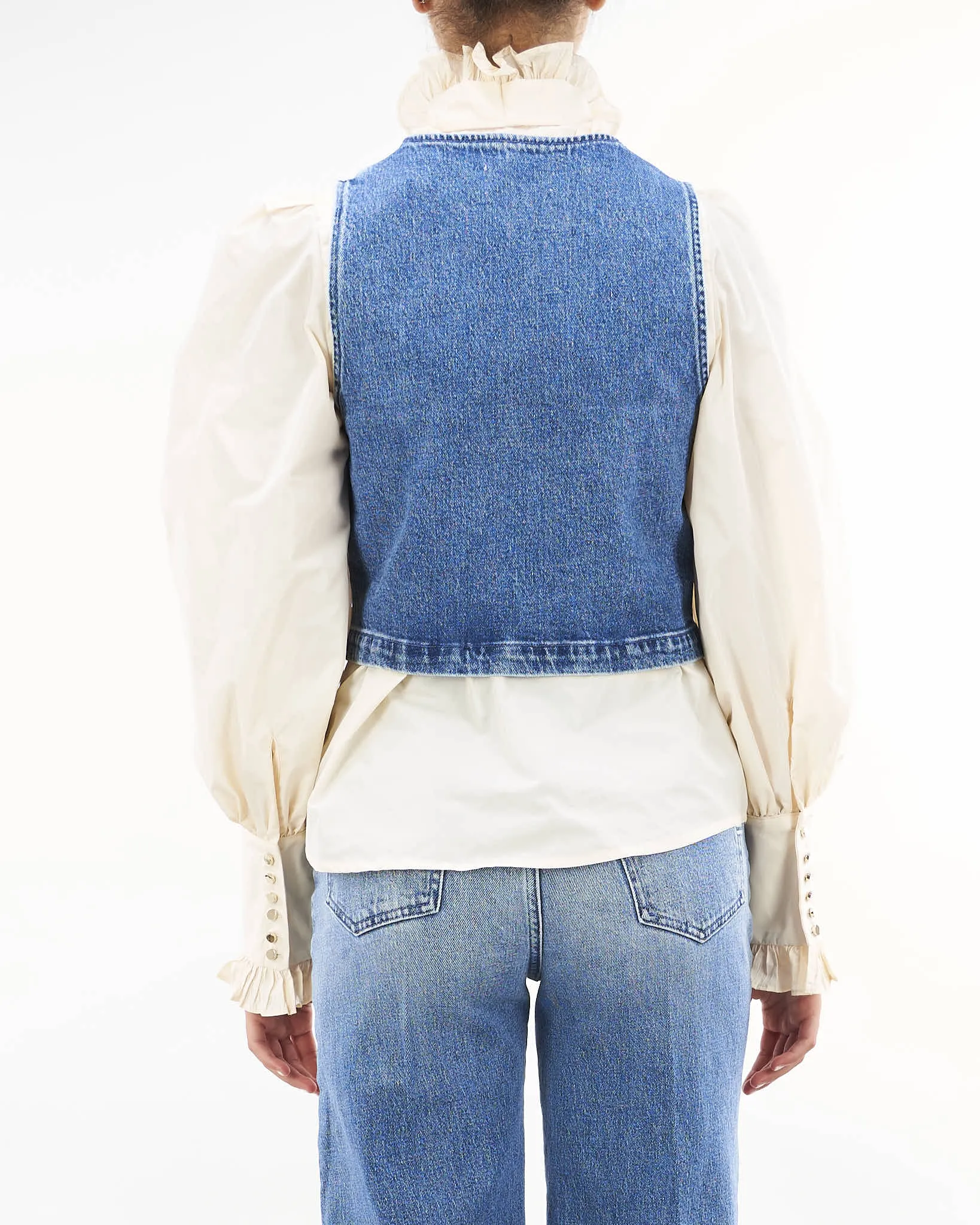 Gilet in denim Vicolo