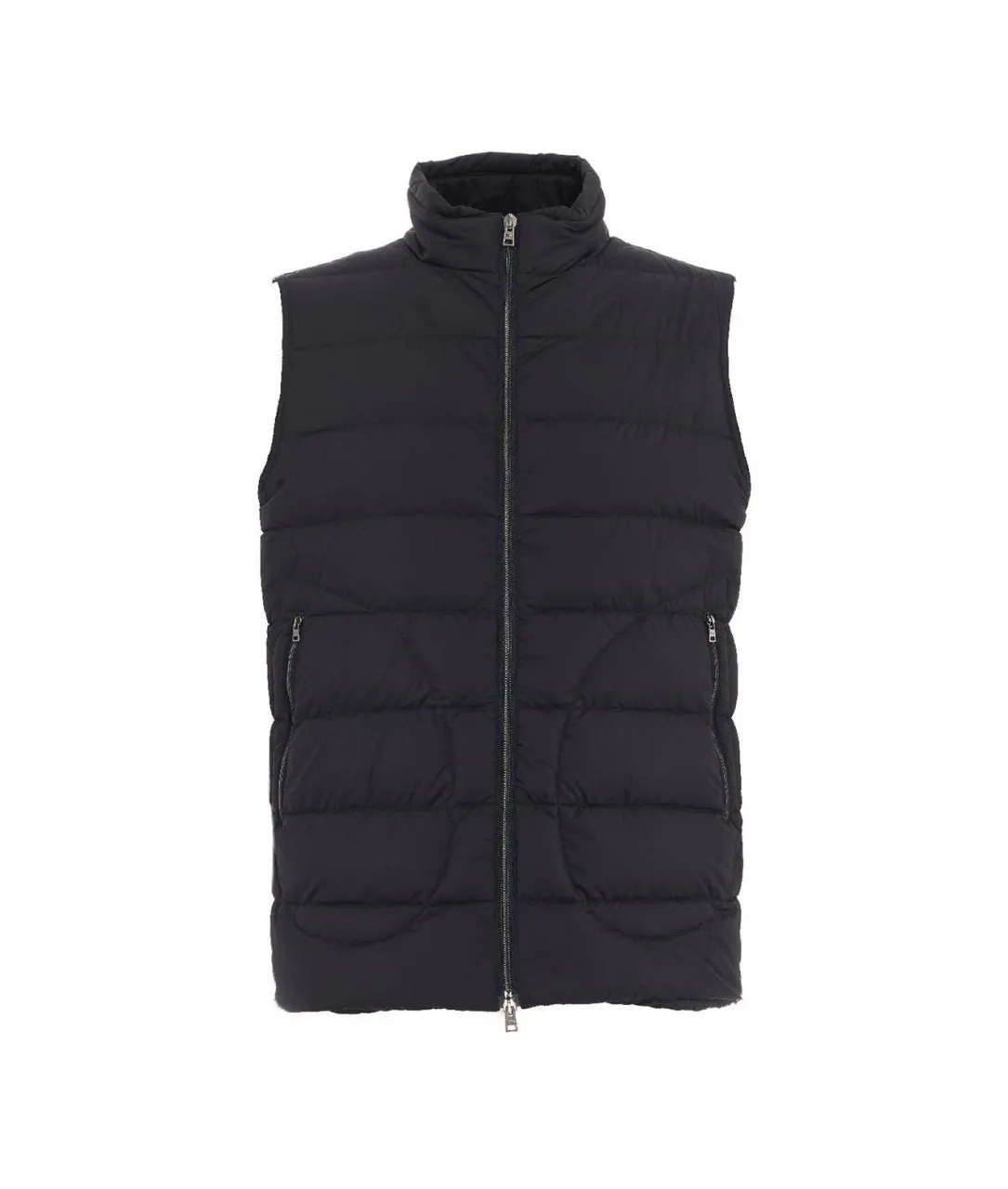 Gilet in piuma blu scuro blu scuro