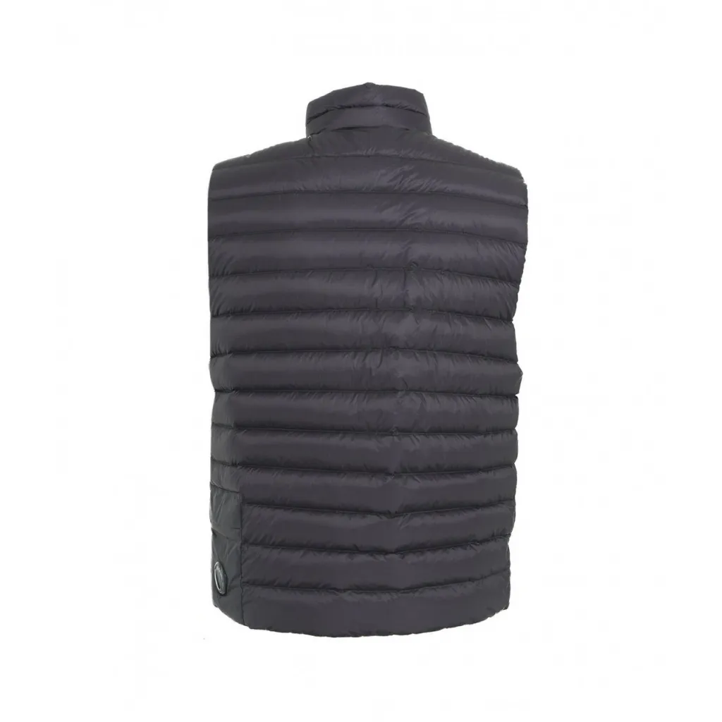 Gilet in piuma doca trapuntato nero