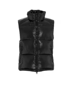 Gilet Luck in eco piuma nero nero