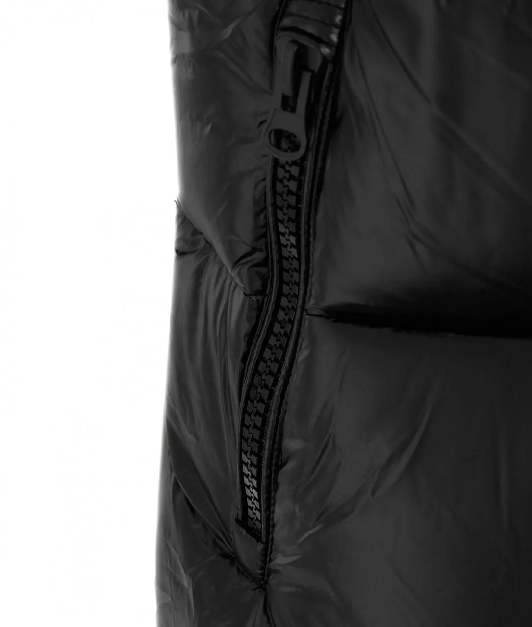 Gilet Luck in eco piuma nero nero