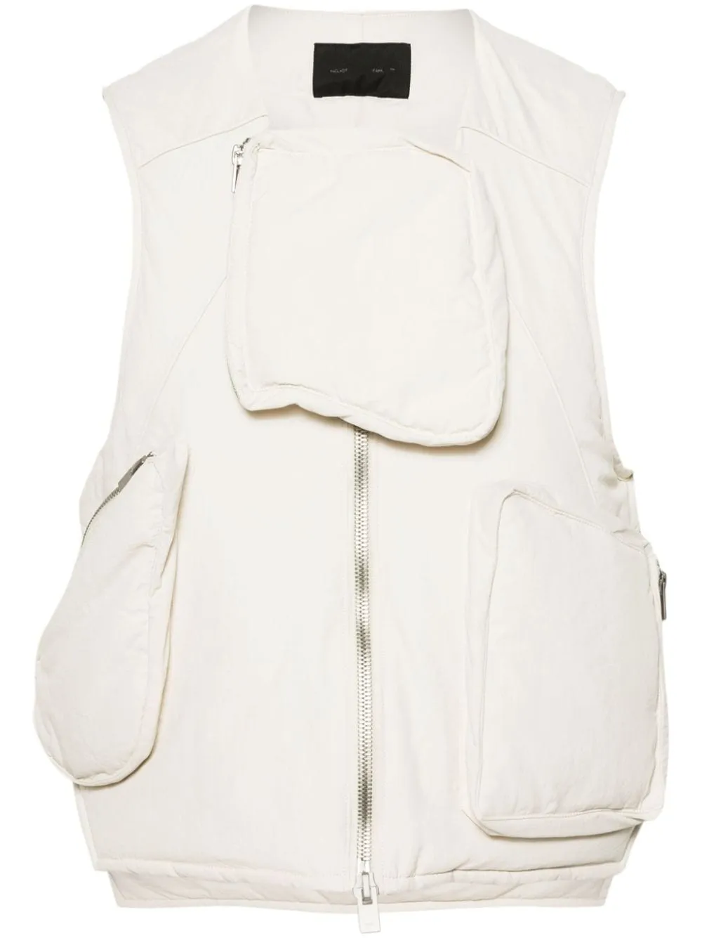 Gilet pooled in bianco - uomo