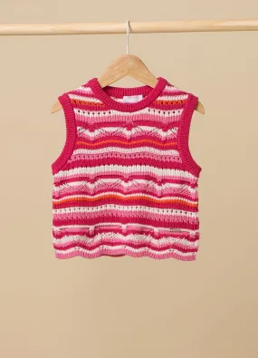 Gilet tricot in cotone