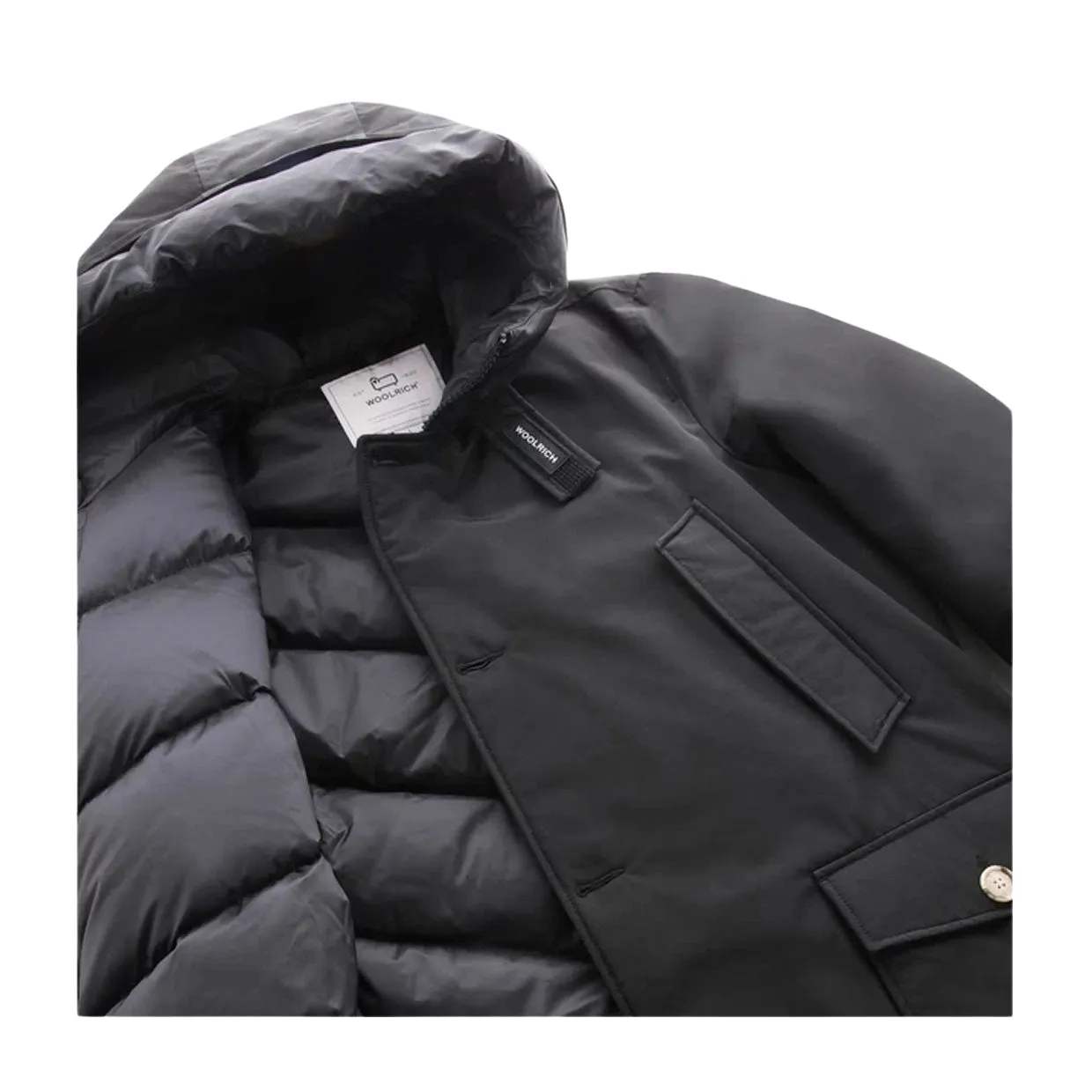 Giubbino Uomo Woolrich Arctic Parka Nero