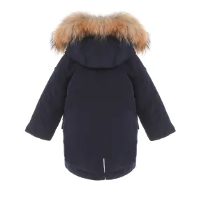 Giubbotto Parka Joy Blu Navy Bimbo