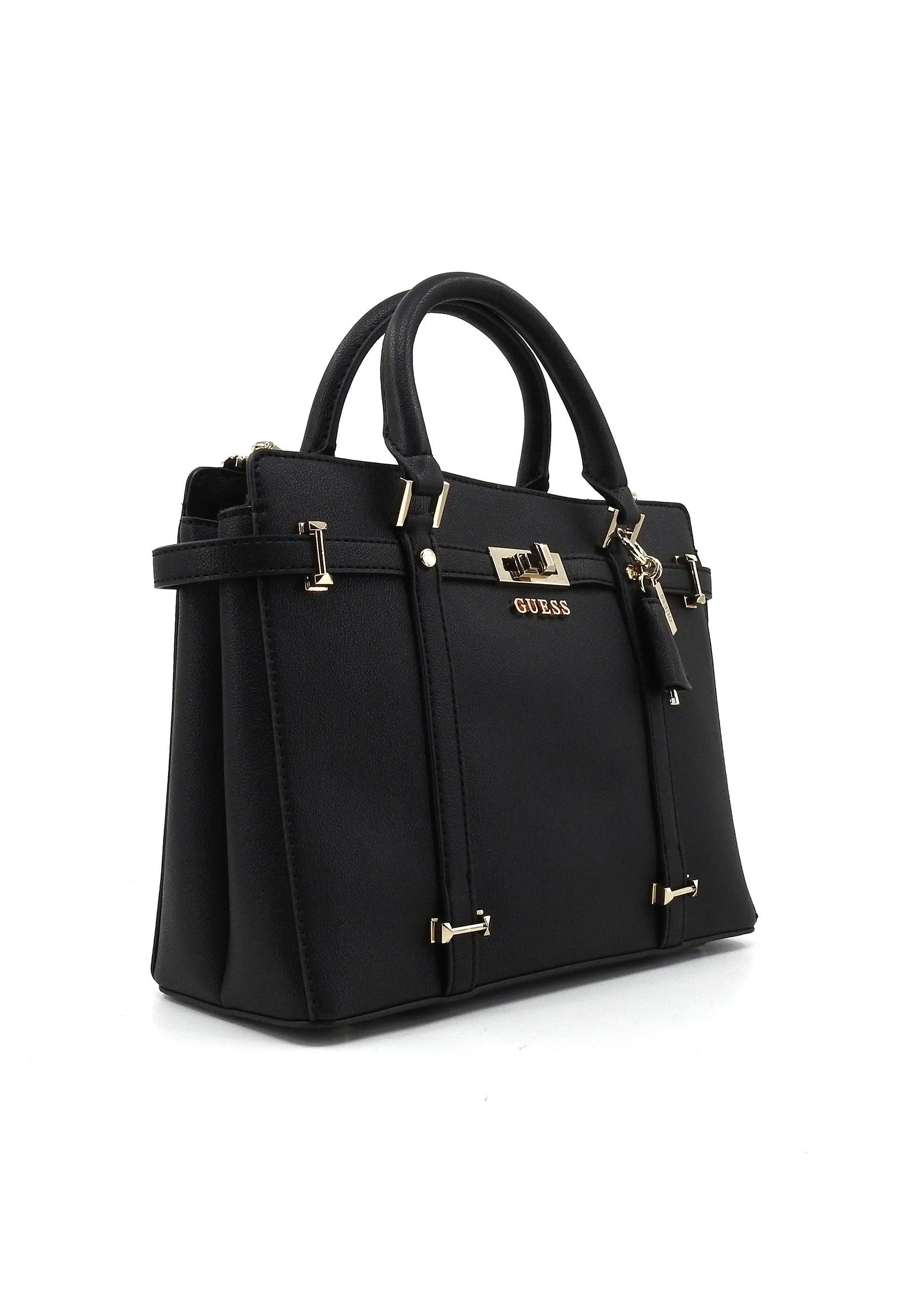 GUESS Emilee Borsa Satchel Luxury Donna Black BG886206