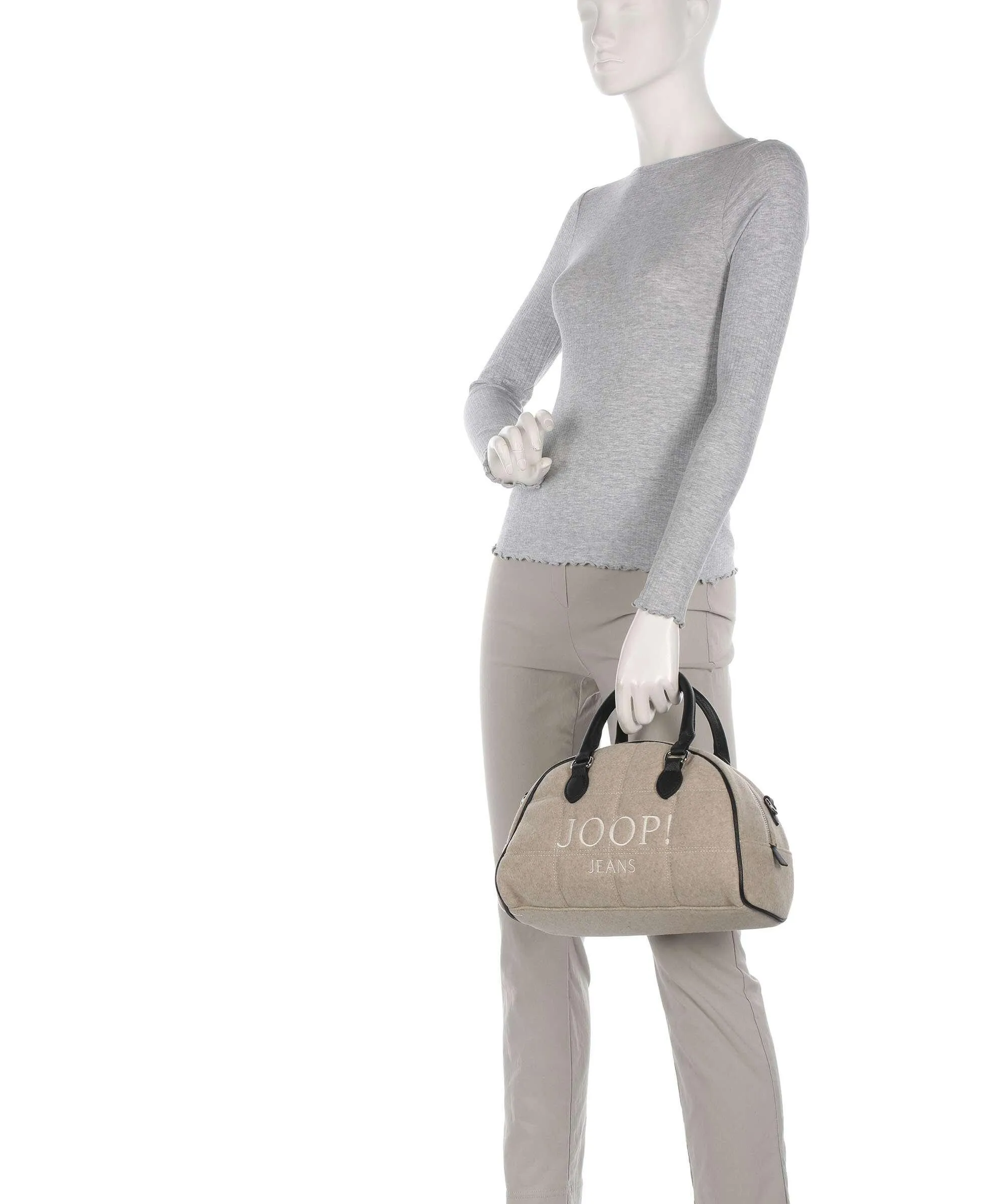  JOOP! Jeans Ordine 1.0 Giaccone Carina Borsa a mano poliestere beige  