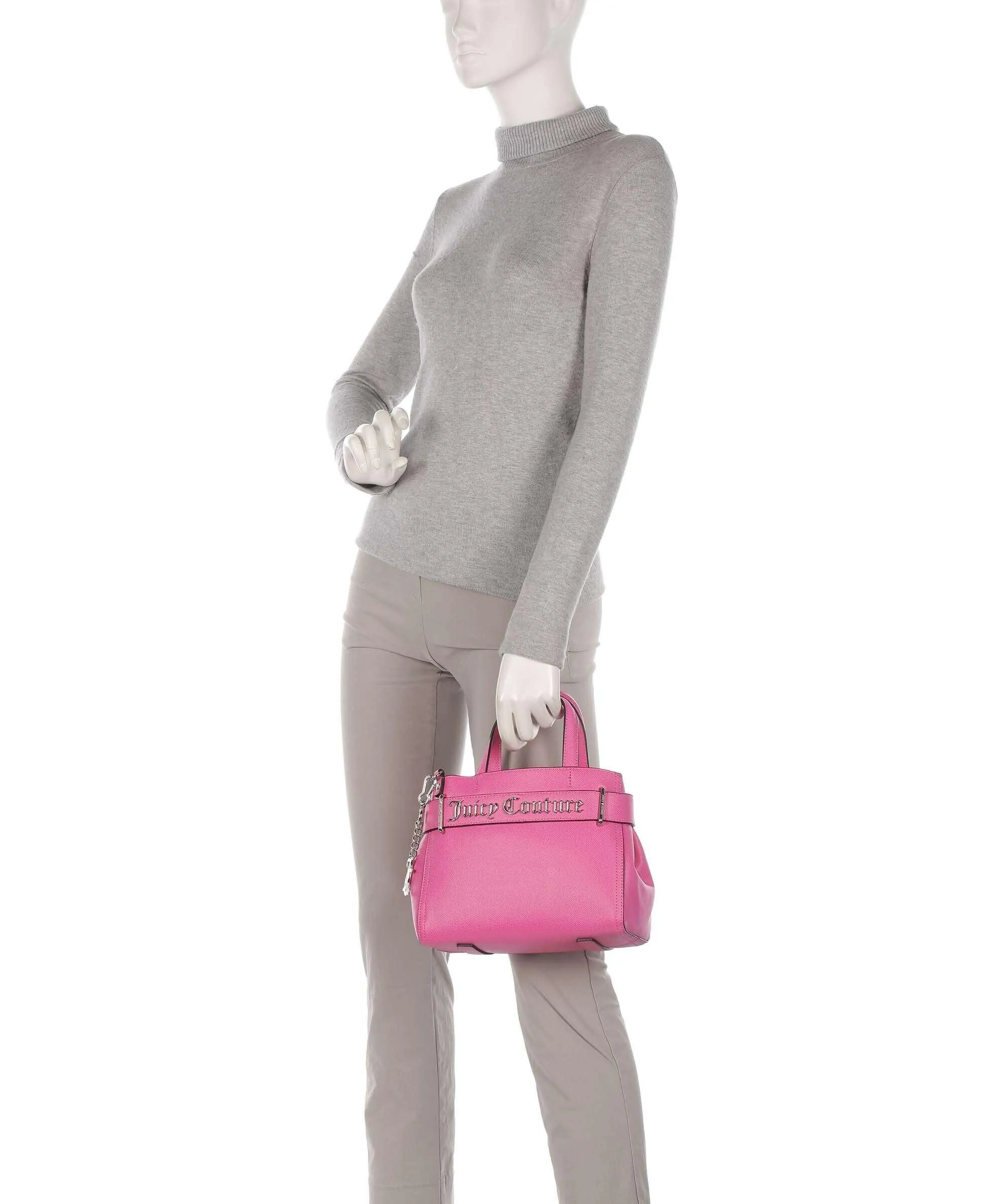  Juicy Couture Jasmine S Borsa a mano pelle sintetica pink  