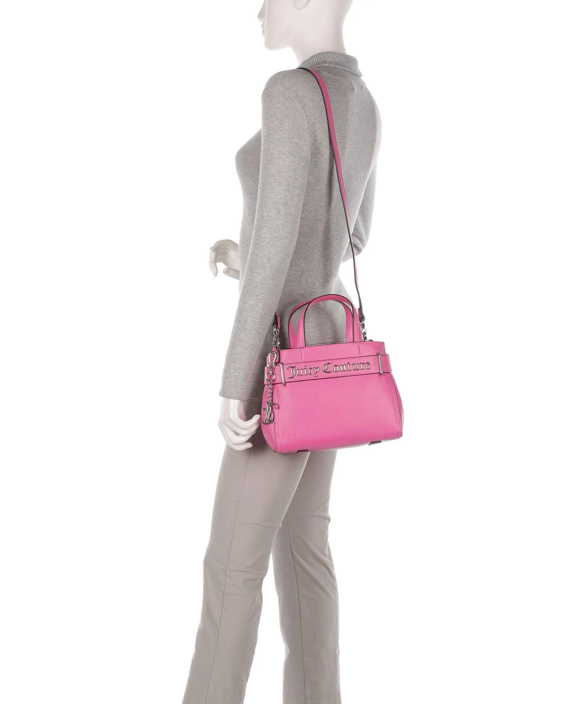  Juicy Couture Jasmine S Borsa a mano pelle sintetica pink  