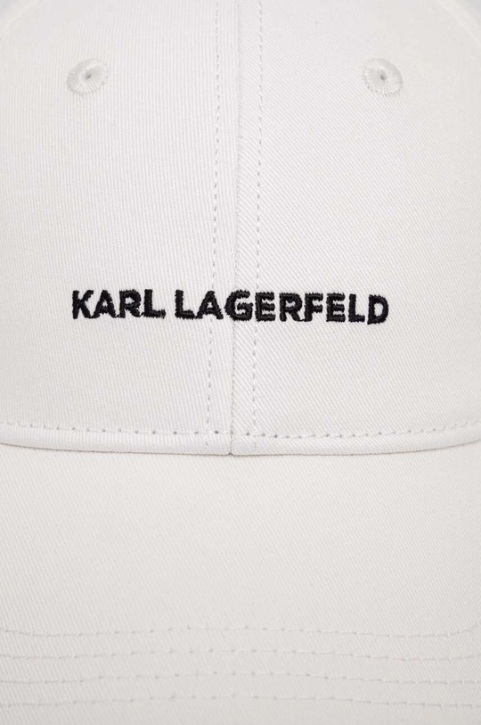 Karl Lagerfeld berretto da baseball in cotone