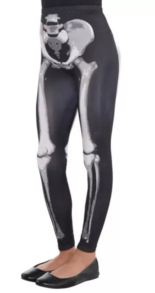 Leggings scheletro raggi X Halloween