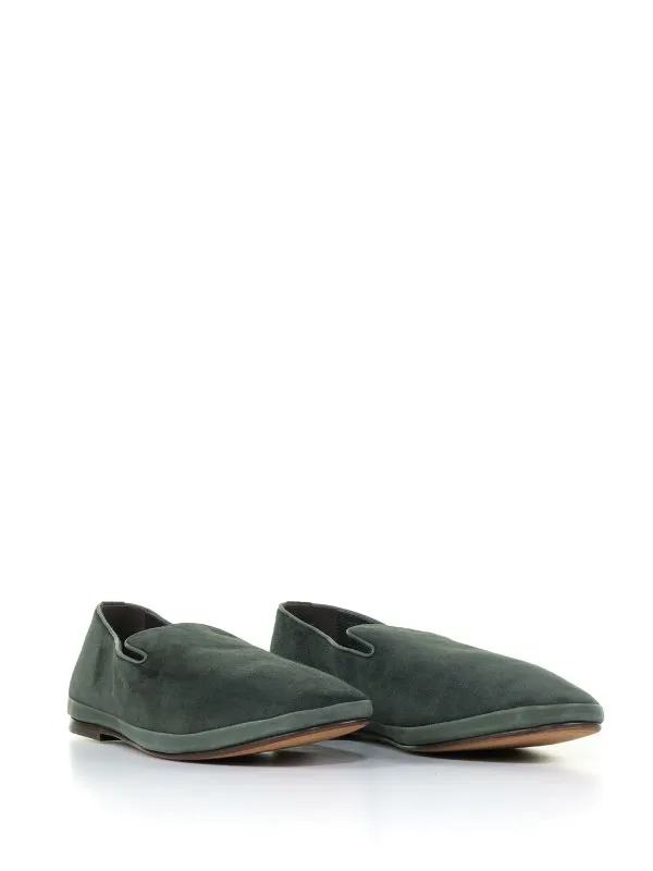 Loafer made of suede