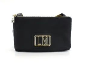 LOVE MOSCHINO Borsa Pochette Tracolla Zip Nero JC4303PP0DKM0000