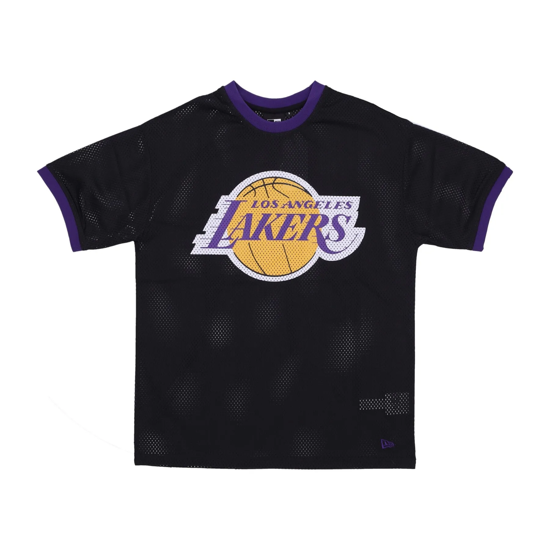 Maglietta Uomo Nba Team Logo Mesh Os Tee Loslak Black/true Purple