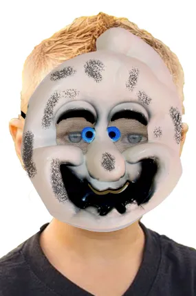 Maschera Halloween bambino in PVC fantasma sporcaccione