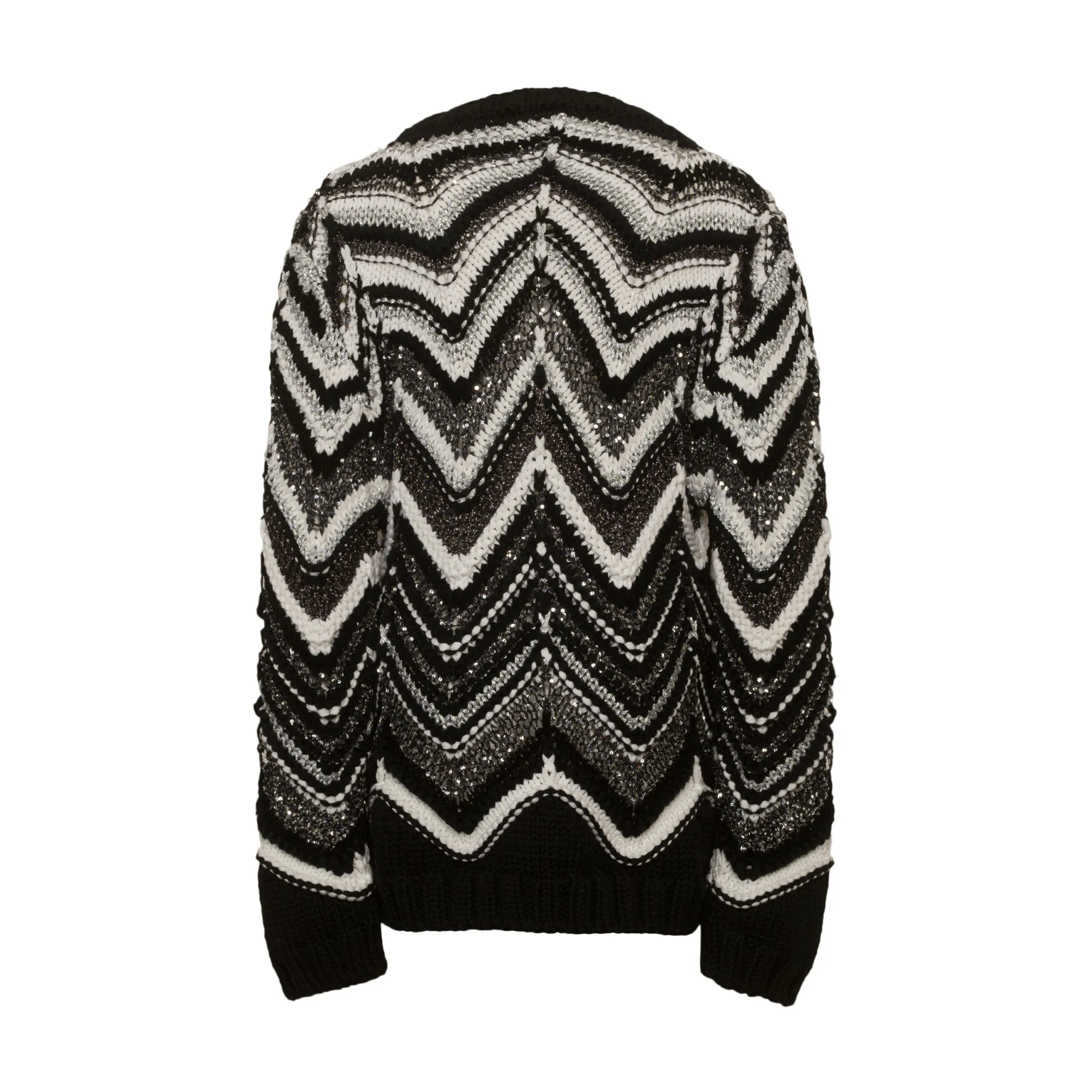 Missoni cardigan con motivo zig zag lurex