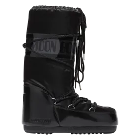  MOON BOOT   MB ICON GLANCE - Stivali con lacci in raso | Nero